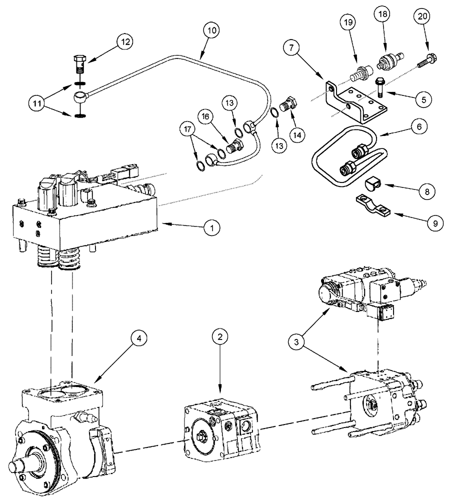 Схема запчастей Case IH FLX3510 - (02-075) - FUEL INJECTION PUMP, FLX 3510 (01) - ENGINE