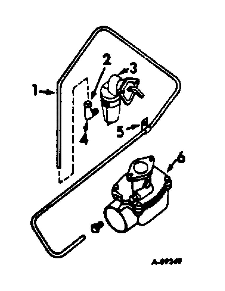 Схема запчастей Case IH C-301 - (E-38) - FUEL PUMP AND CONNECTIONS, GASOLINE ENGINES 