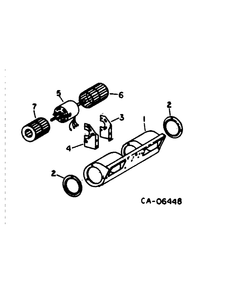 Схема запчастей Case IH 1420 - (13-17) - SUPERSTRUCTURE, CAB BLOWER ASSY (05) - SUPERSTRUCTURE