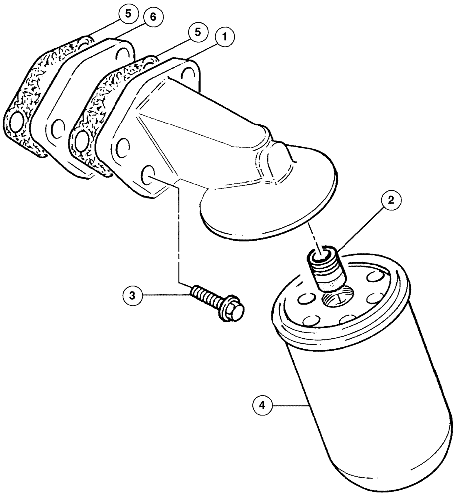 Схема запчастей Case IH CX50 - (02-31) - OIL FILTER (02) - ENGINE