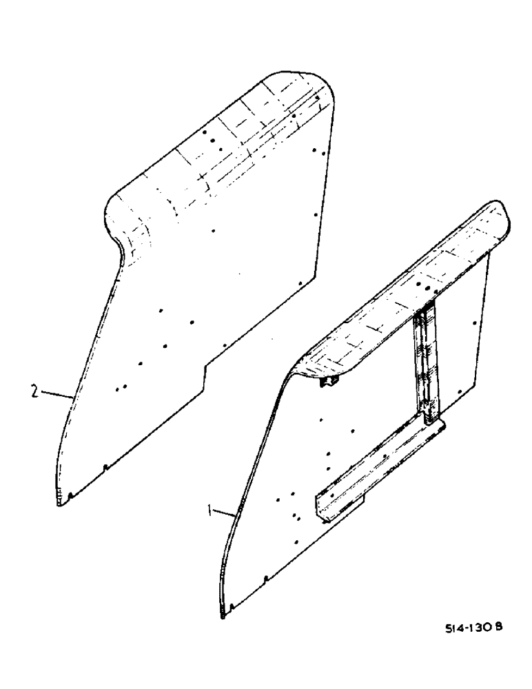 Схема запчастей Case IH 884 - (13-06) - REAR FENDERS, CROWN TYPE (05) - SUPERSTRUCTURE