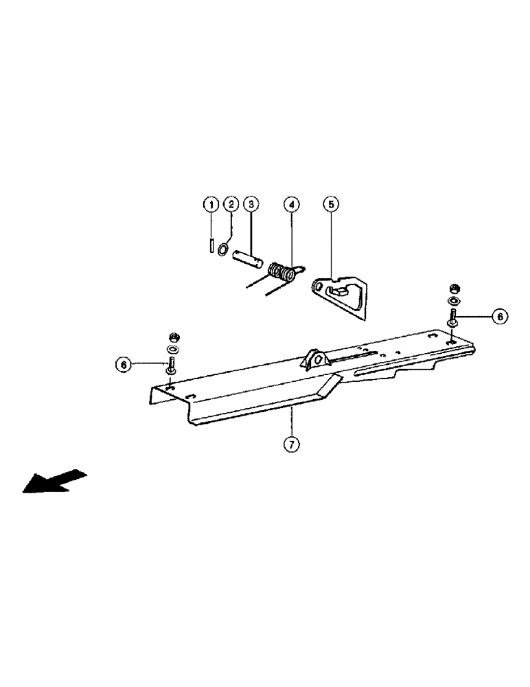 Схема запчастей Case IH 110 - (038) - BALE CHAMBER (12) - BALER HOUSING