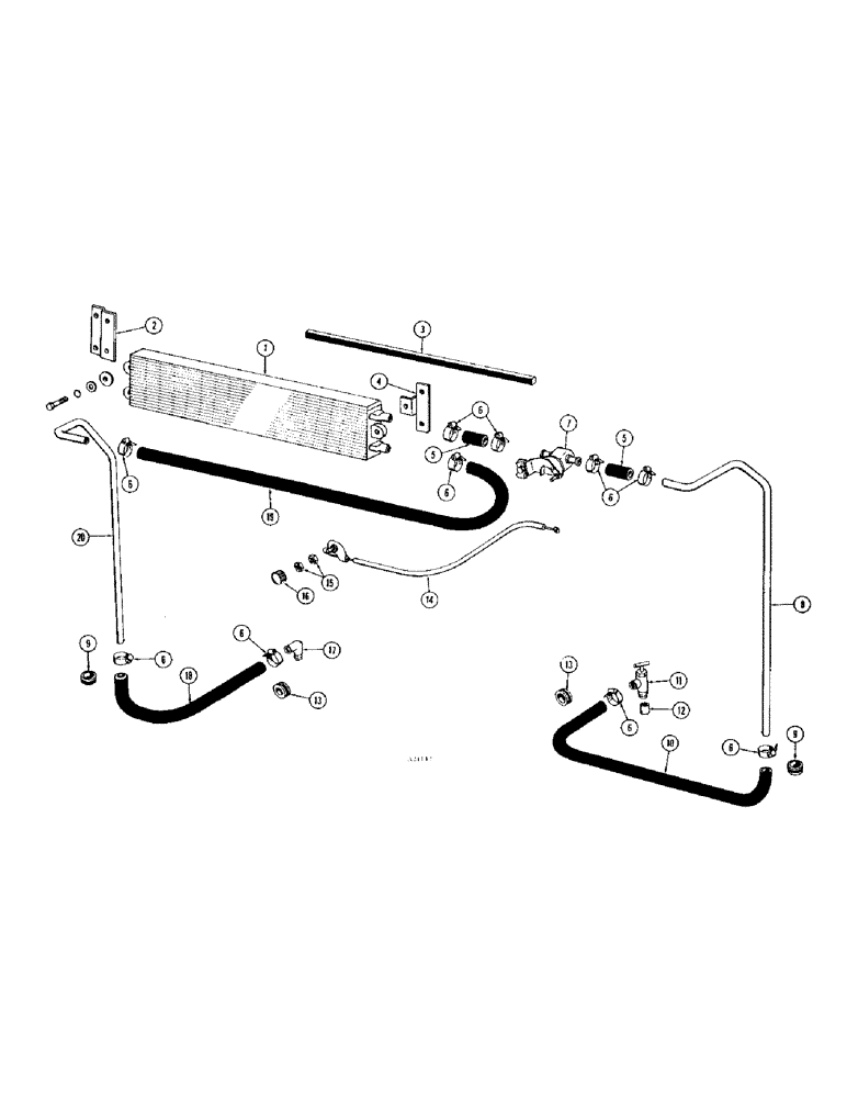 Схема запчастей Case IH 1470 - (188) - HEATER ASSEMBLY, CAB (09) - CHASSIS