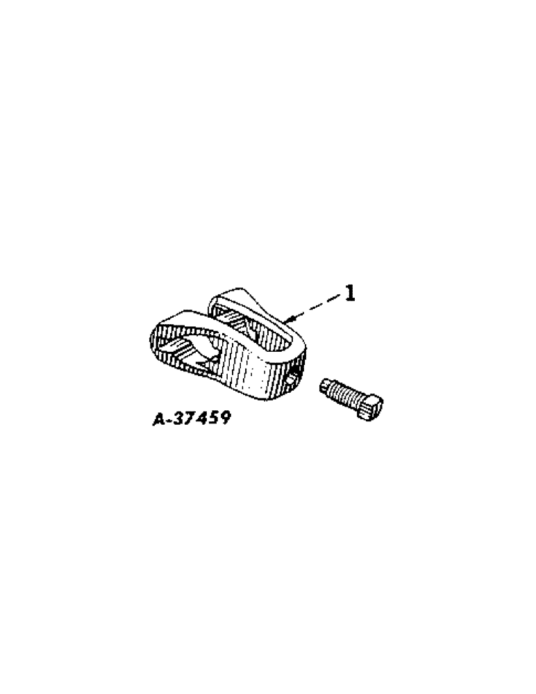 Схема запчастей Case IH 1-401 - (AE-8) - STANDARD CLAMP 