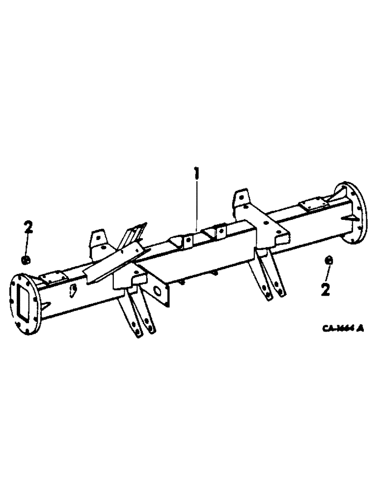 Схема запчастей Case IH 615 - (07-09) - DRIVE TRAIN, MAIN AXLE Drive Train