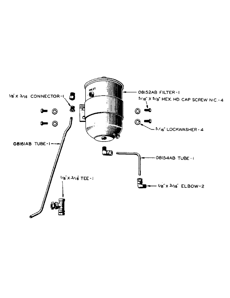 Схема запчастей Case IH DC-SERIES - (014) - OIL FILTER (02) - ENGINE