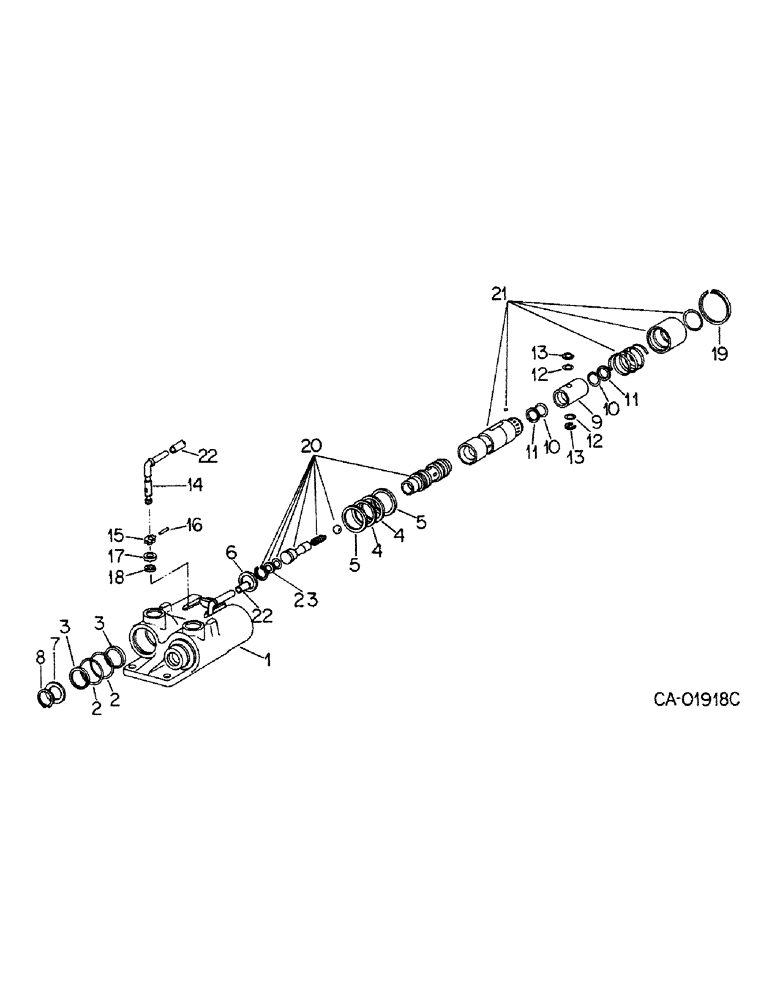 Схема запчастей Case IH 986 - (10-56) - HYDRAULIC, FEMALE COUPLER (07) - HYDRAULICS