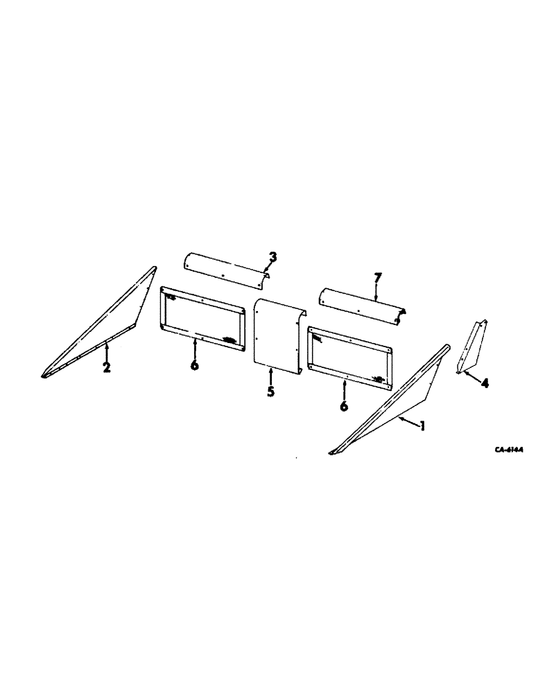 Схема запчастей Case IH 724 - (K-18) - GATHERER EXTENSION (58) - ATTACHMENTS/HEADERS