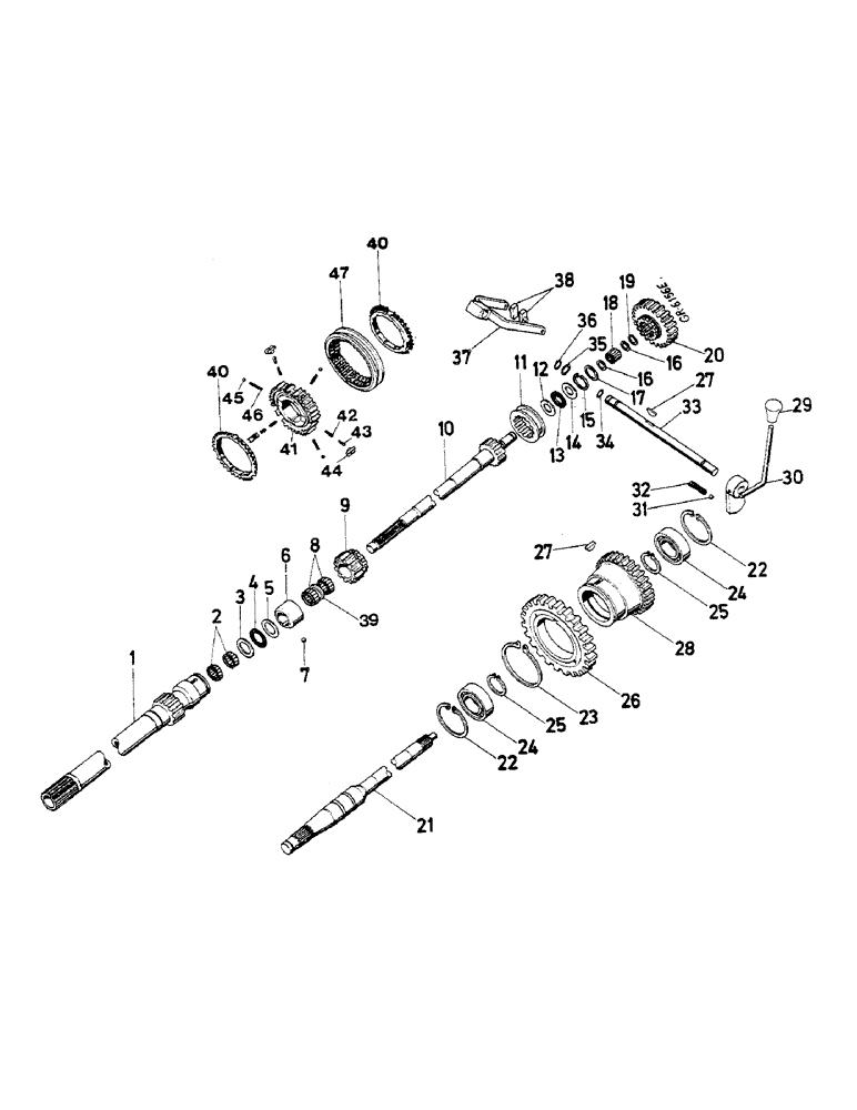 Схема запчастей Case IH 433 - (07-29) - SPEED REDUCER (04) - Drive Train