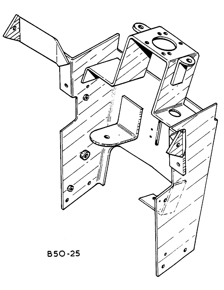 Схема запчастей Case IH 484 - (0I11-2) - STEERING SUPPORT (05) - SUPERSTRUCTURE