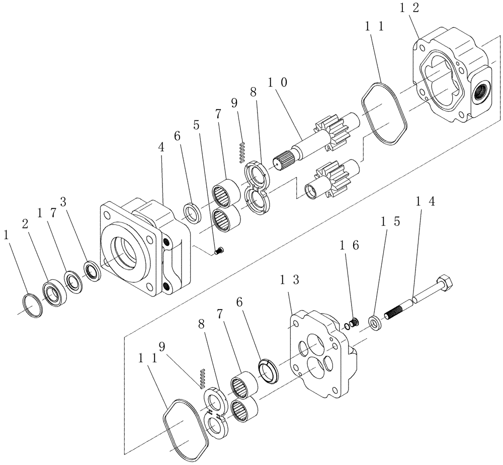 Схема запчастей Case IH 7700 - (B03.12[01]) - Hydraulic Motor {M50A} (35) - HYDRAULIC SYSTEMS