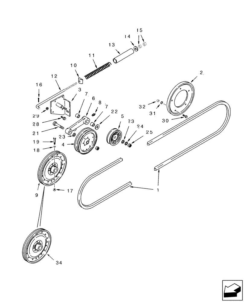 Схема запчастей Case IH 2588 - (88.230.20) - STRAW SPREADER - DRIVE (88) - ACCESSORIES