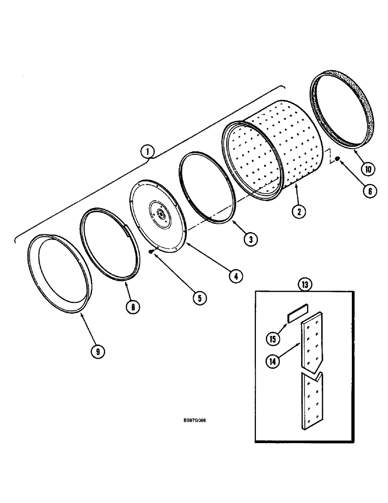 Схема запчастей Case IH 900 - (9-108) - SEED DRUM, CYCLO AIR PLANTERS (09) - CHASSIS/ATTACHMENTS