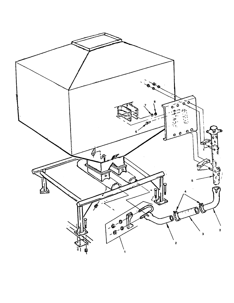 Схема запчастей Case IH 1002 - (52) - MOUNTING, PRIMARY MANIFOLD 