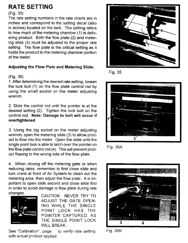 Схема запчастей Case IH 2400 - (B16) - RATE SETTING 