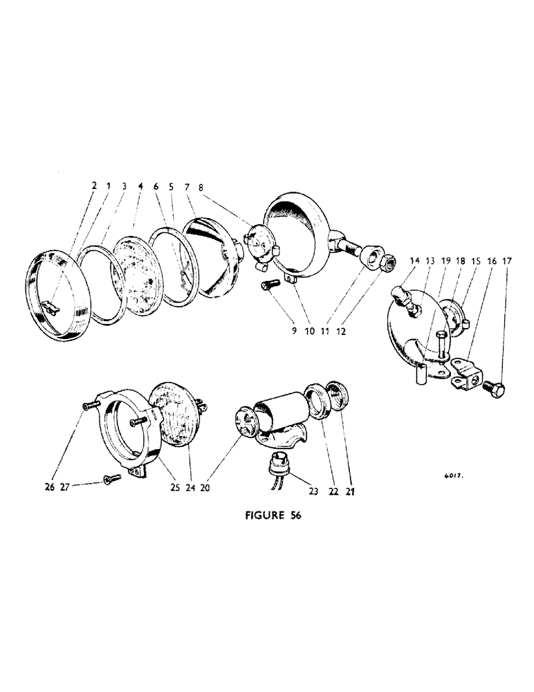 Схема запчастей Case IH 770B - (098) - LAMP ASSEMBLIES (06) - ELECTRICAL SYSTEMS