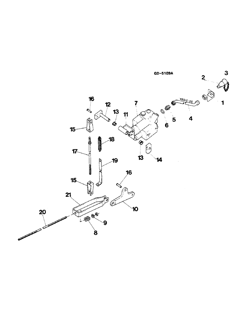 Схема запчастей Case IH 844S - (10-80) - HYDRAULIC TRAILER BRAKE (07) - HYDRAULICS