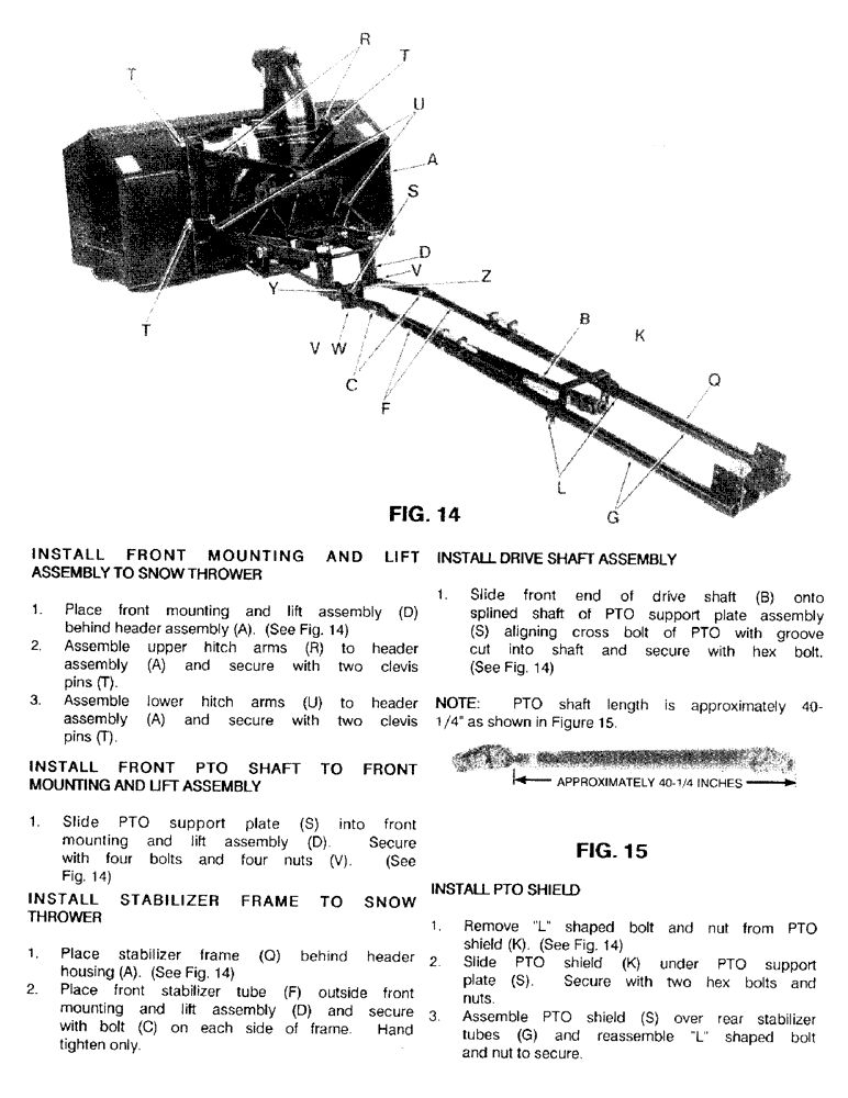 Схема запчастей Case IH 56FTS - (16) - PREPARATION OF SNOW THROWER 