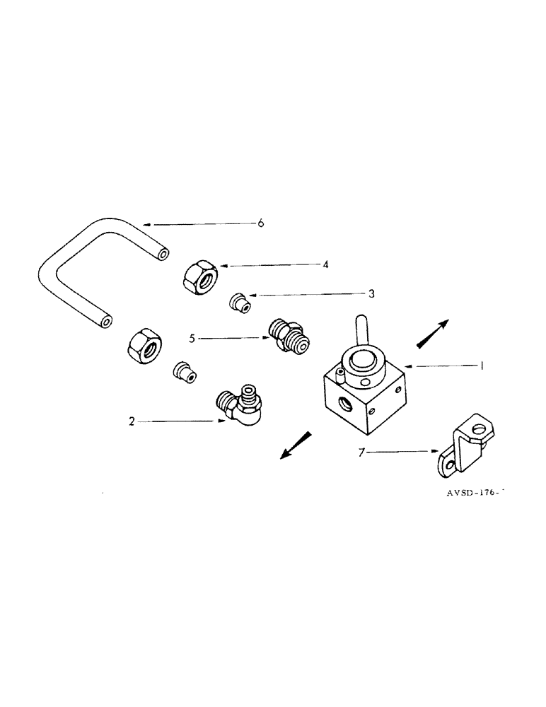 Схема запчастей Case IH FU-267D - (200) - 3-WAY DRAINCOCK (08) - HYDRAULICS