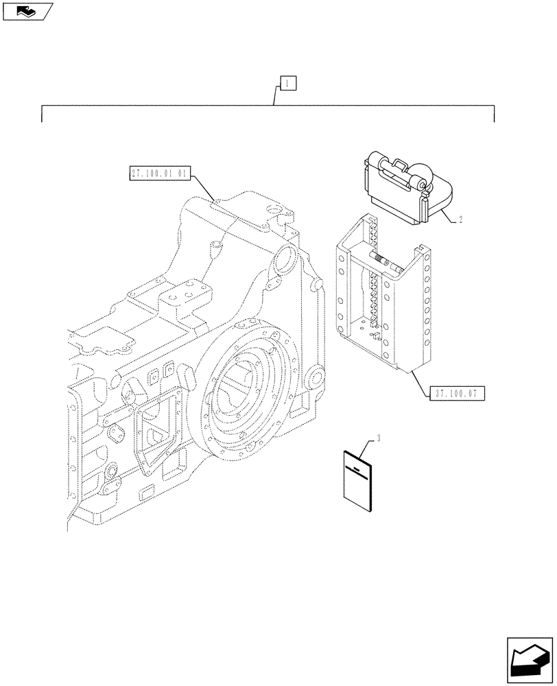 Схема запчастей Case IH PUMA 160 - (88.037.08) - DIA KIT, SLIDER TOW HOOK WITH K80 BALL - GERMANY (88) - ACCESSORIES