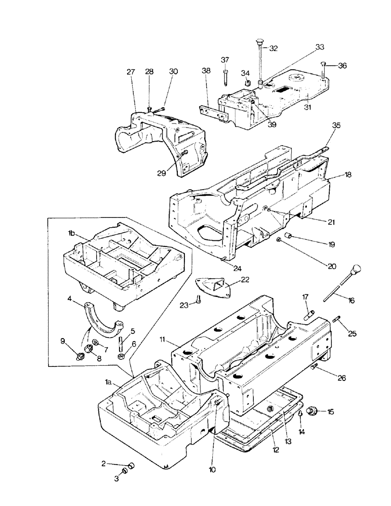 Схема запчастей Case IH 996 - (L01-1) - CHASSIS, MAIN FRAME AND COVERS (12) - CHASSIS