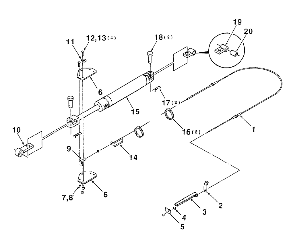 Схема запчастей Case IH 8840 - (09-028) - ACTUATOR (HYDRAULIC) ASSEMBLY (35) - HYDRAULIC SYSTEMS