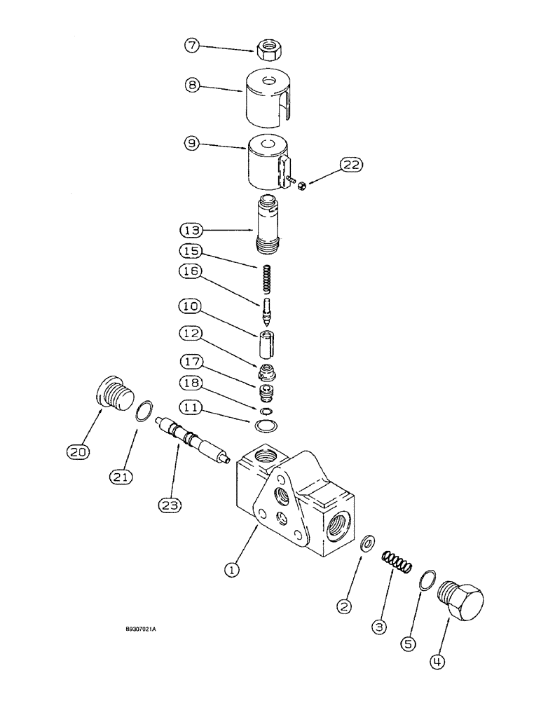 Схема запчастей Case IH 1666 - (8-50) - FEEDER CLUTCH VALVE (07) - HYDRAULICS