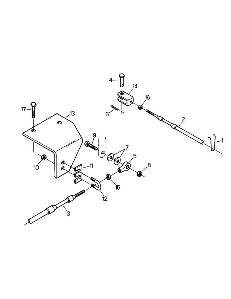 Схема запчастей Case IH CR-1225 - (04-29) - MANUAL SHIFT CABLE LINKAGE (04) - Drive Train