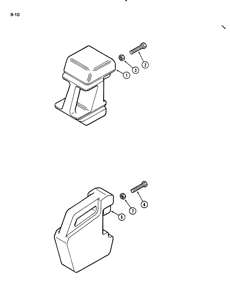 Схема запчастей Case IH 235 - (9-10) - FRONT END WEIGHTS (09) - CHASSIS/ATTACHMENTS