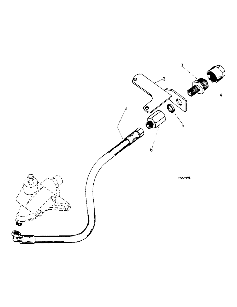 Схема запчастей Case IH 434 - (5-23) - SELF-SEALING COUPLING ATTACHMENT, SINGLE ACTING VALVE - HYDRAULIC ATTACHMENTS (08) - HYDRAULICS