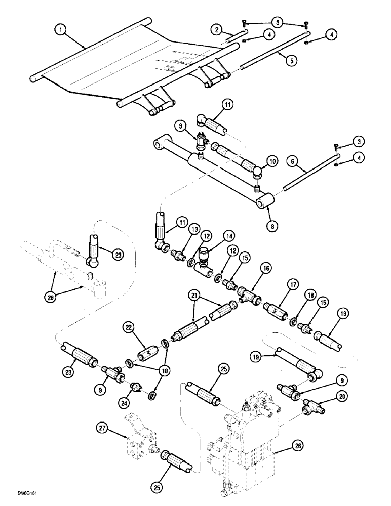 Схема запчастей Case IH 8640 - (2-88) - BALE MAT, 8640, DBG0002025 -, 8650, DBG0004026 - 