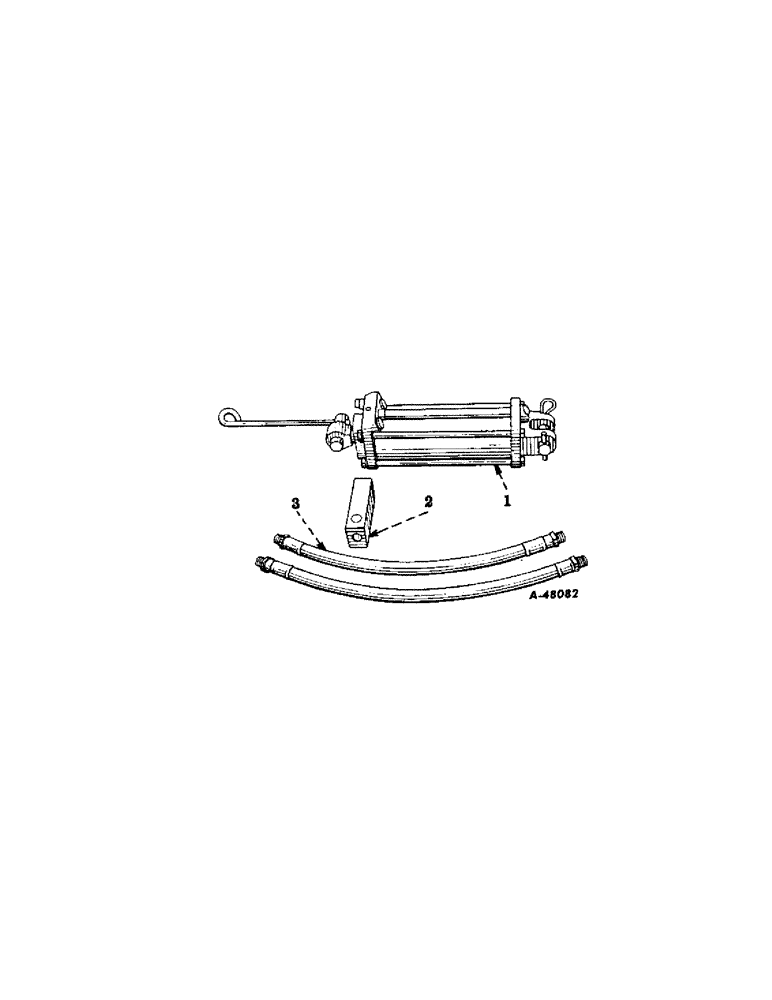 Схема запчастей Case IH 230 - (277[A]) - HYDRAULIC SYSTEM, HYDRAULIC CYLINDER AND HOSE (07) - HYDRAULIC SYSTEM