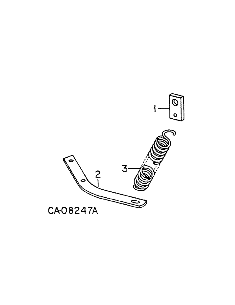 Схема запчастей Case IH 144T - (E-6) - DOWN PRESSURE SPRING ATTACHMENT (09) - CHASSIS