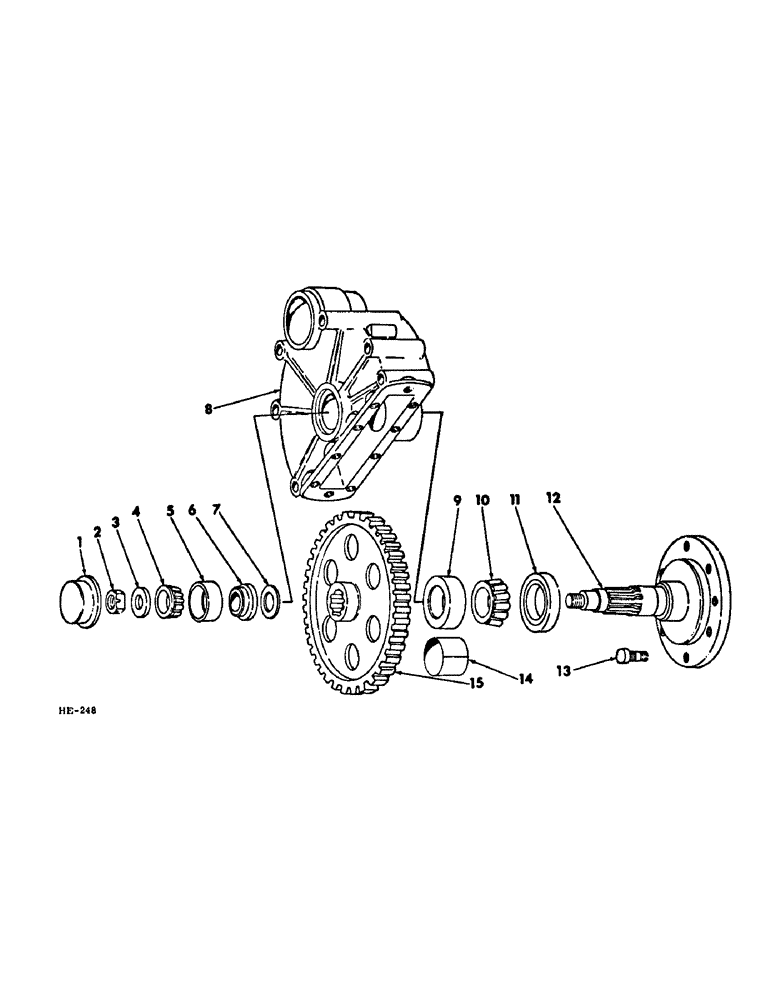 Схема запчастей Case IH 375 - (B-12) - POWER TRAIN, FINAL DRIVE AXLE (03) - POWER TRAIN