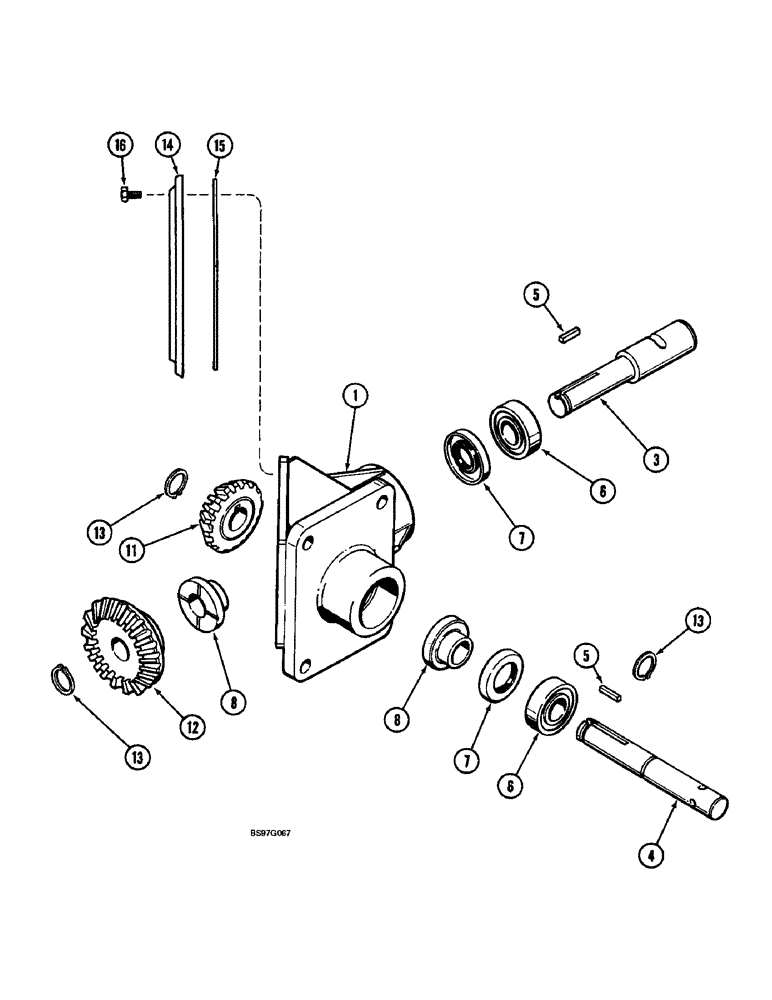 Схема запчастей Case IH 900 - (9-110) - SEED DRUM GEARBOX, CYCLO AIR PLANTERS (09) - CHASSIS/ATTACHMENTS