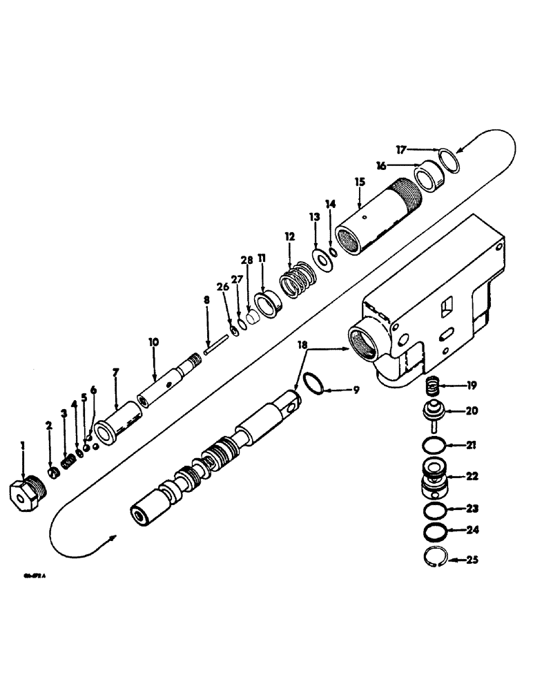 Схема запчастей Case IH 2856 - (F-14) - HYDRAULICS SYSTEM, HYDRAULIC CONTROL VALVE, FOR USE WITH 2000 PSI TO 2500 PSI SYSTEMS (07) - HYDRAULIC SYSTEM