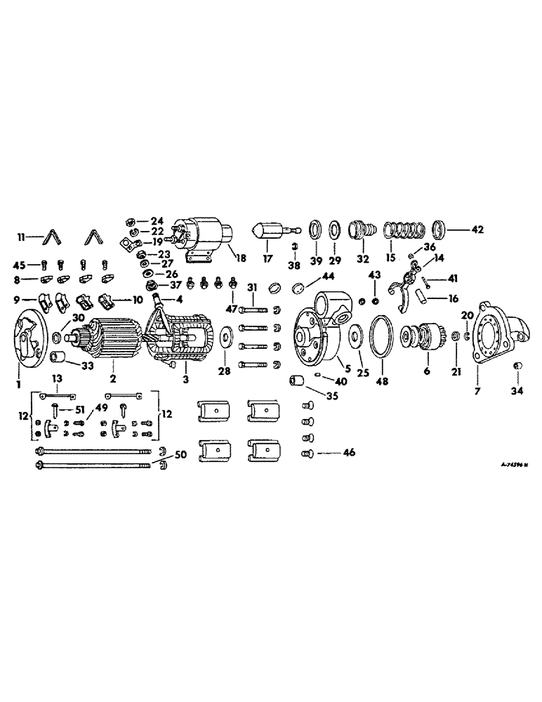 Схема запчастей Case IH 1066 - (08-08) - ELECTRICAL, CRANKING MOTOR, DELCO REMY (06) - ELECTRICAL