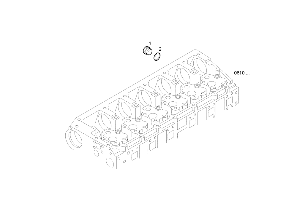 Схема запчастей Case IH F3BE0684N E906 - (3250.004) - COMPRESSOR EXIT PIPE 