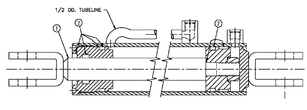 Схема запчастей Case IH SPX4260 - (07-002) - AXLE ADJUST Cylinders