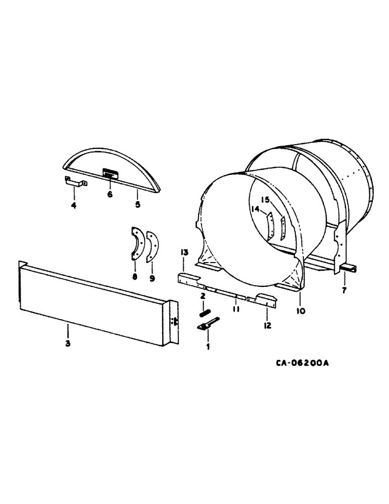 Схема запчастей Case IH 1420 - (21-10) - THRESHING ROTOR AND CONCAVES, CONE (14) - THRESHING