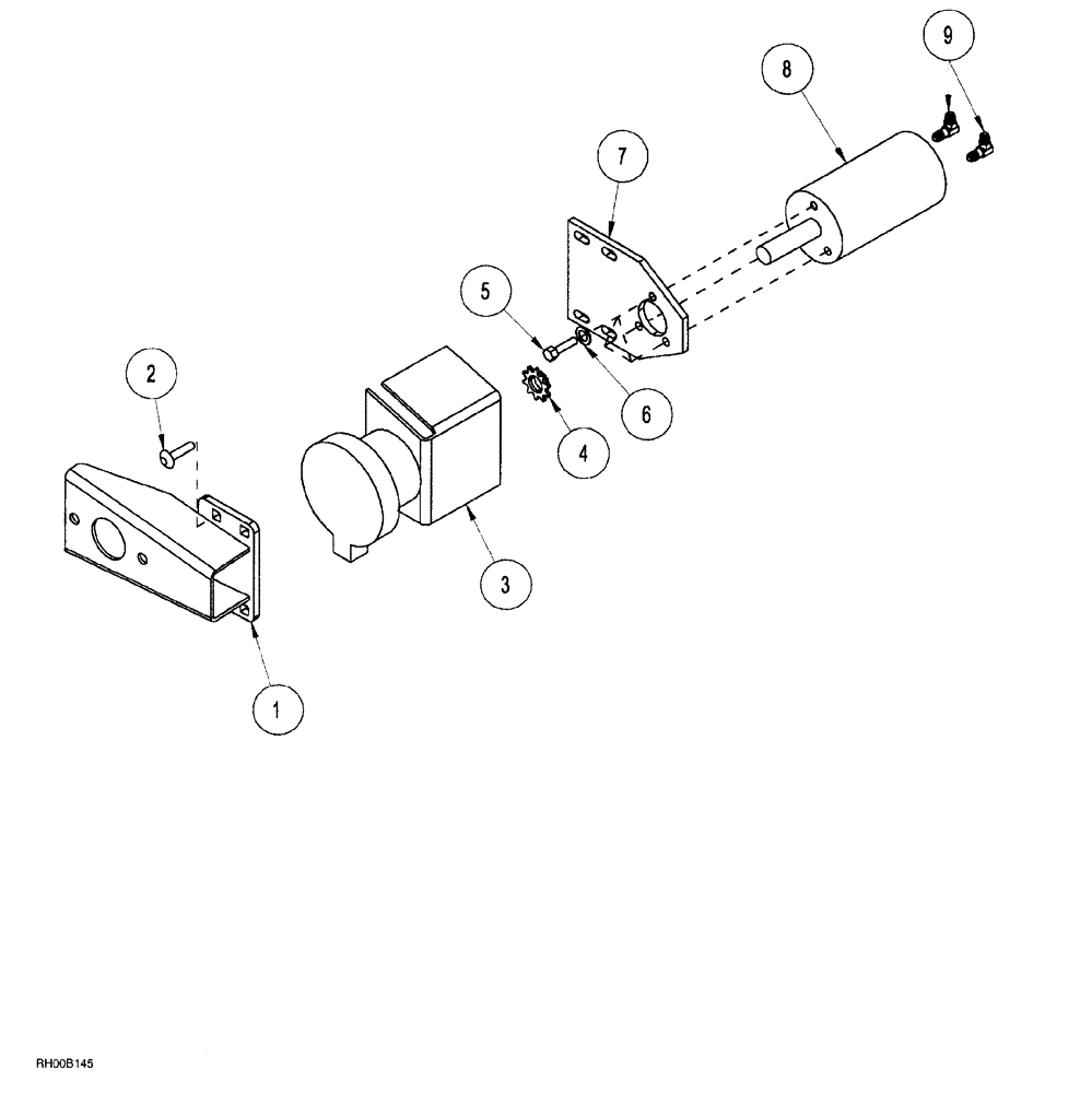 Схема запчастей Case IH AFS - (02-10) - METER DRIVE ASSEMBLY, AFS CONCORD (61) - METERING SYSTEM