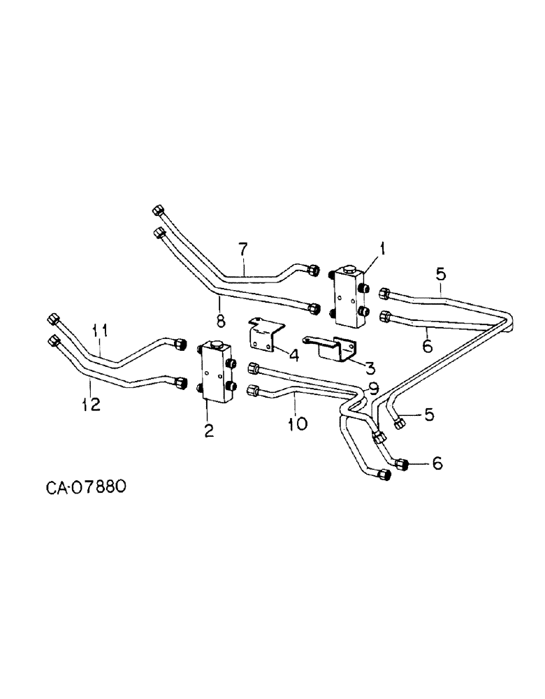 Схема запчастей Case IH 7488 - (10-33) - HYDRAULICS, ALTERNATING CHECK VALVE, FOR TRACTORS WITH SECOND AND/OR THIRD AUXILIARY VALVE (07) - HYDRAULICS