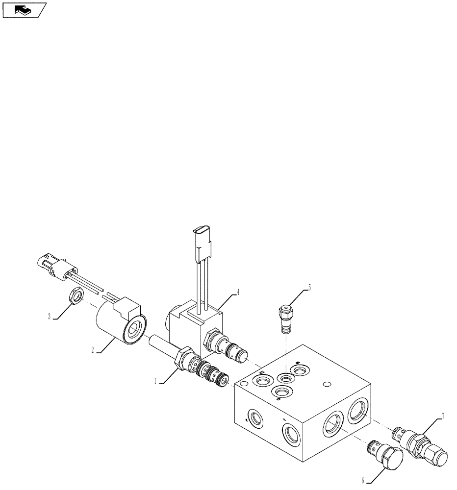 Схема запчастей Case IH 6130 - (35.200.19) - VALVE ASSY PARK BRAKE/ FEEDER CLUTCH (35) - HYDRAULIC SYSTEMS