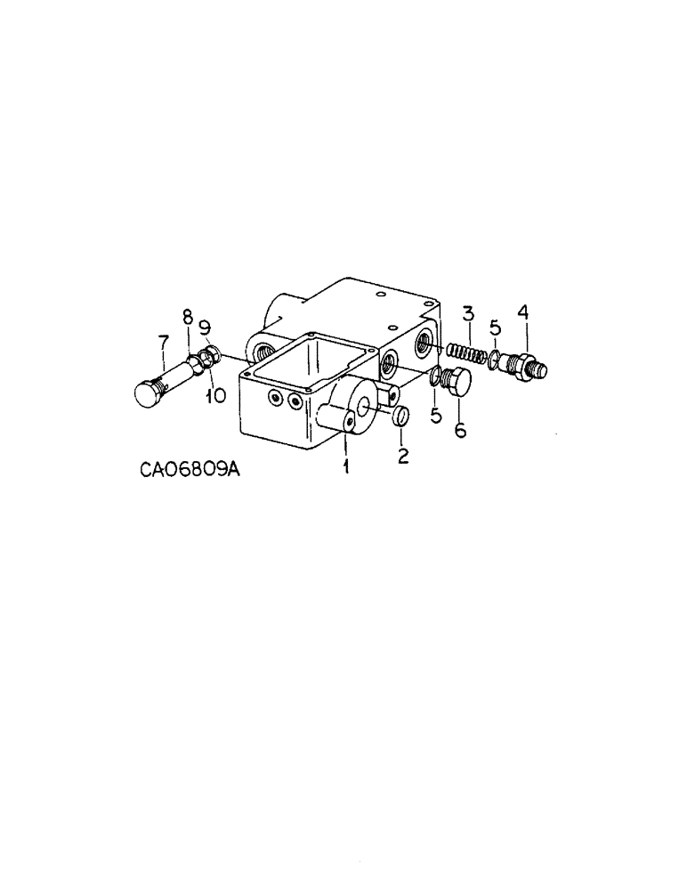 Схема запчастей Case IH HYDRO 186 - (10-29) - HYDRAULIC, PRIORITY VALVE ASSY, BASIC, TRACTORS WITHOUT DRAFT CONTROL (07) - HYDRAULICS