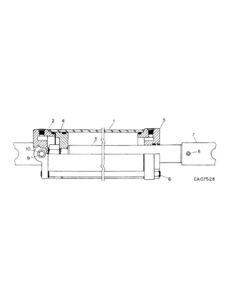 Схема запчастей Case IH 415 - (B-26) - HYDRAULIC CYLINDER 3.5 X 16, PRINCE 