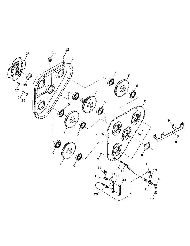 Схема запчастей Case IH 7000 - (C06-04) - GEARBOX, 6CT, COMMERCIAL PUMP Engine & Engine Attachments