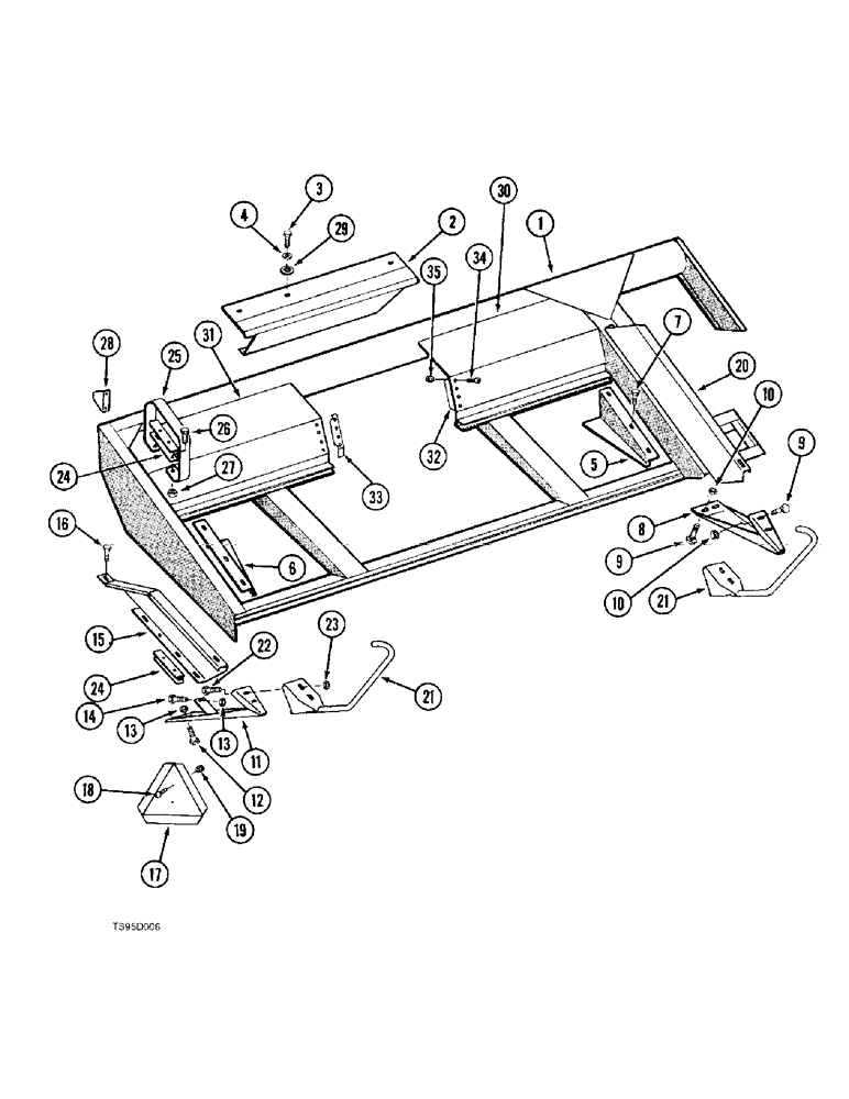 Схема запчастей Case IH 721 - (9-02) - MAIN FRAME (09) - CHASSIS