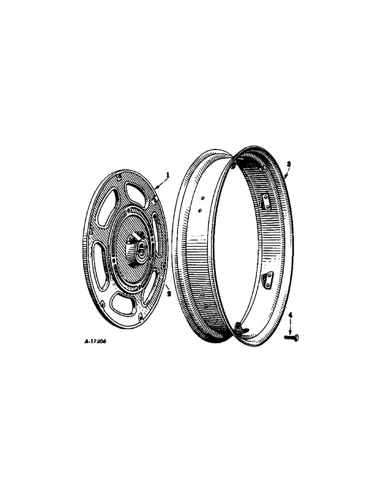 Схема запчастей Case IH 404 - (097) - WHEELS, REAR WHEELS, FARMALL SERIES (11) - WHEELS