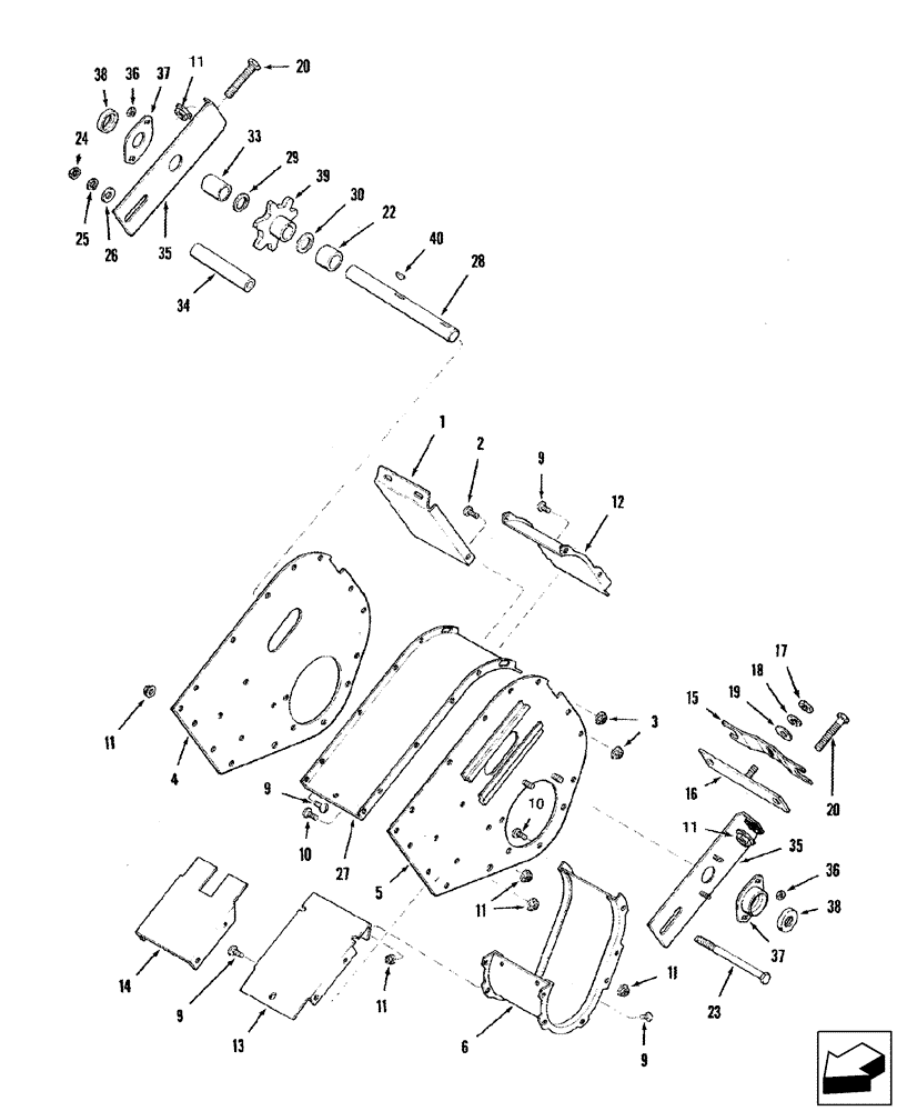 Схема запчастей Case IH 2577 - (74.101.21) - TAILINGS - ELEVATOR HEAD (74) - CLEANING