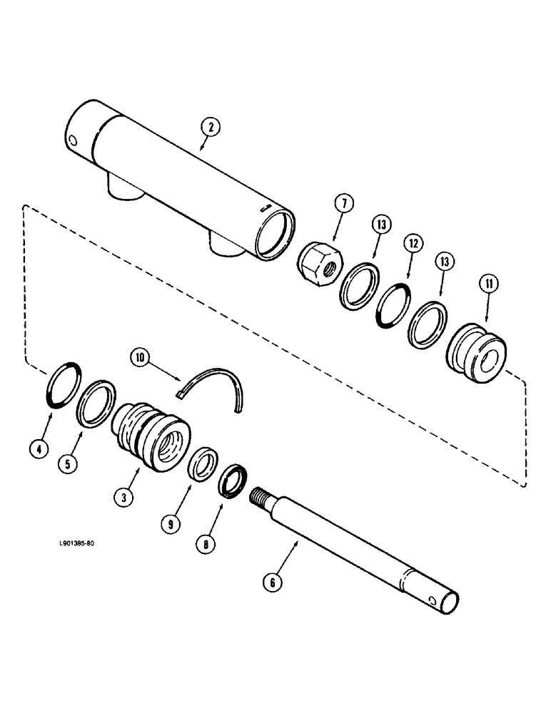 Схема запчастей Case IH 1670 - (8-70) - SEPARATOR CLUTCH CYLINDER (07) - HYDRAULICS